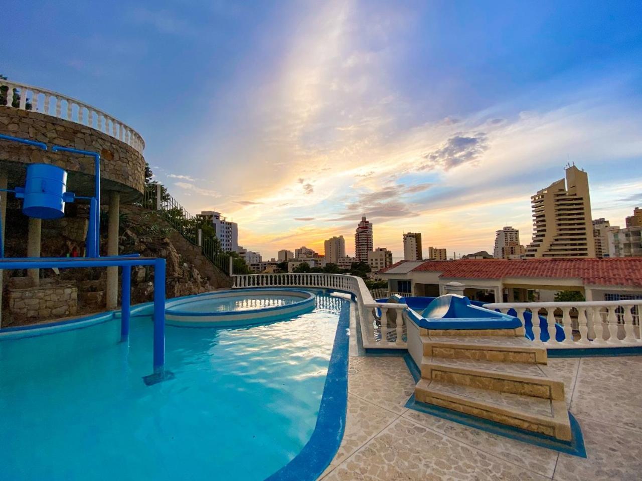 Hotel Cabanas Villa Roca, Rodadero Санта Марта Екстериор снимка